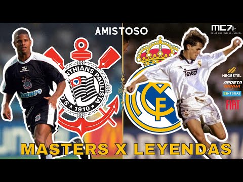 CORINTHIANS MASTERS X  REAL MADRID LEYENDAS  AO VIVO COM IMAGENS l MC7 A RADIO DO MARCELINHO CARIOCA