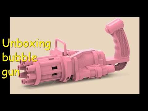 Electronic Bubble Gun | Bubble Maker machine | bubble gun Unboxing and review 2022 latest crafts