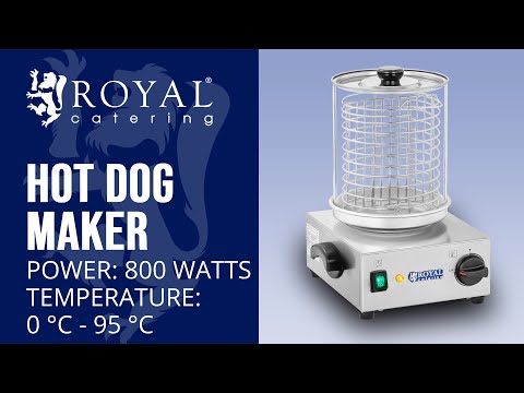 Video - Hotdogmaker 800 W tot 40 hotdogs