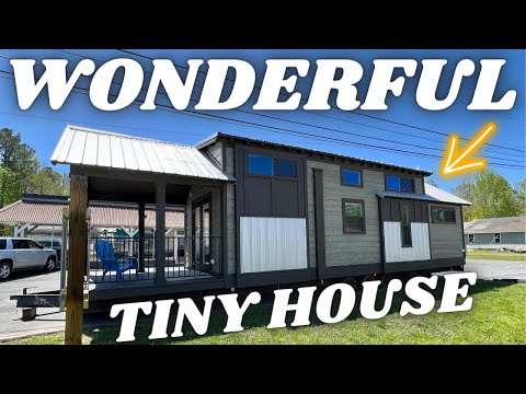 BRAND NEW tiny house that offers it all! SPACIOUS loft adds even more room! Tiny House Tour