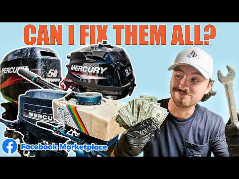 How to Turn $100 into $1,000 Flipping Boat Motors! (Best Side Hustle Ever)