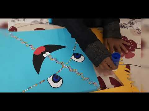 Happy Makar Sankranti #Craft #KiteMaking # KiteDecoration by Tanush Kushagra