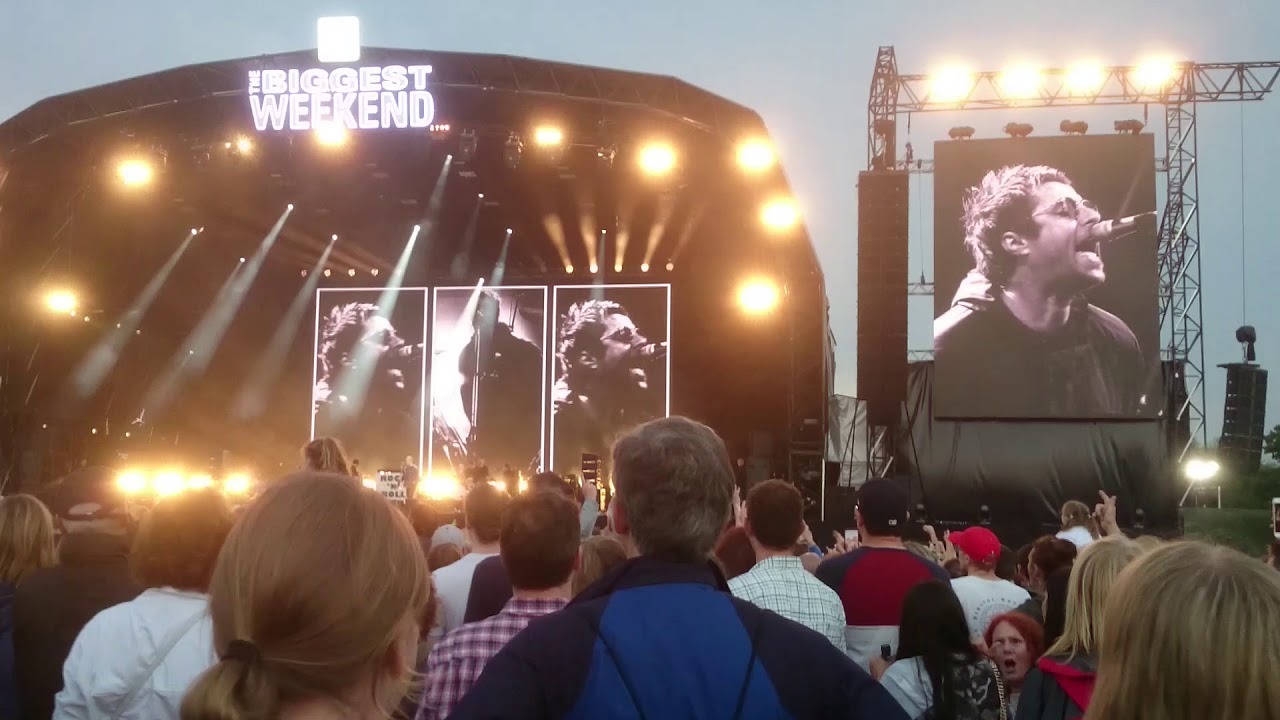 Liam Gallagher headlining the BBC big weekend Coventry 27.05.18