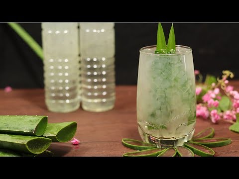 Cách nấu Nha Đam Đường Phèn Lá dứa hạt giòn thơm hoàn toàn không bị đắng