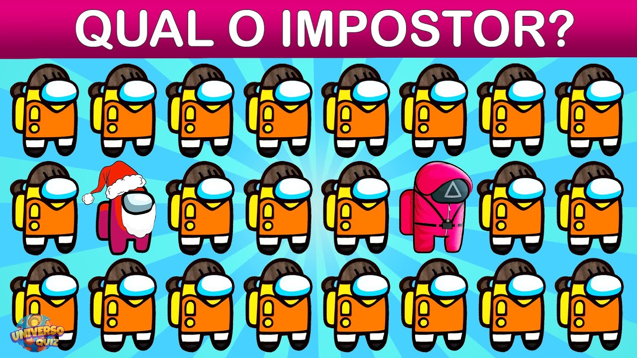 ENCONTRE OS ERRADOS | JOGOS PARA TESTAR SEUS OLHOS E SUA MENTE | AMONG US