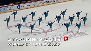 Starlight Elite 🇨🇭 FS - World Synchro 2025 - Synchronized skating
