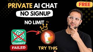 Free ChatGPT Alternative, No Signup, No tracking, More Privacy, Unlimited AI Cha
