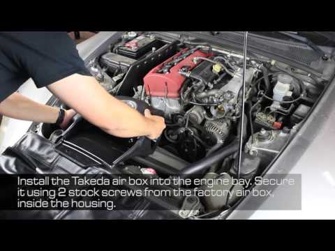 How to Install aFe POWER 00-09 Honda S2000 (AP1/AP2) 2.0L/2.2L Takeda Intake System (TM-1023B-D/R)