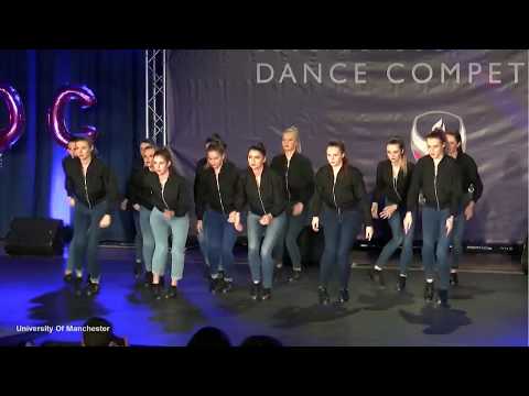 University of Manchester Dance Society Advanced Tap Team 2017/18 at Loughborough Dance Comp 2018