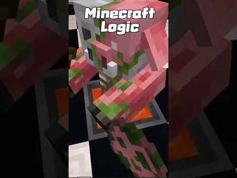 Insane Minecraft Piglin Logic! Watch NOW!