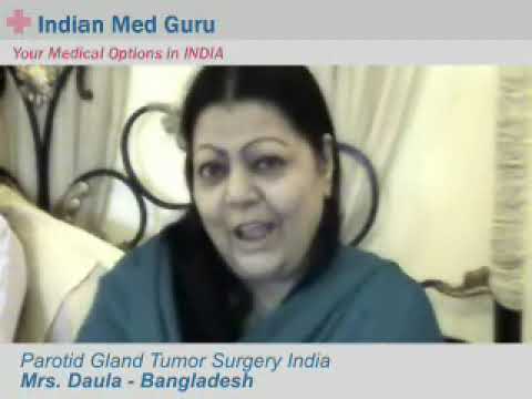 Segmental Resection of Parotid Gland Surgery in India - Video by a Bangladeshi sharing her experience