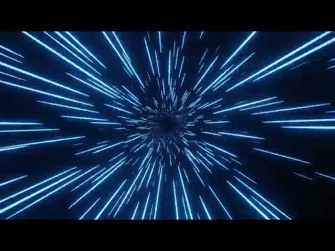 Flying Through Hyperspace | Lightspeed Travel with sound | 8 hours | Ambient | Sleep Sounds | Sci-Fi