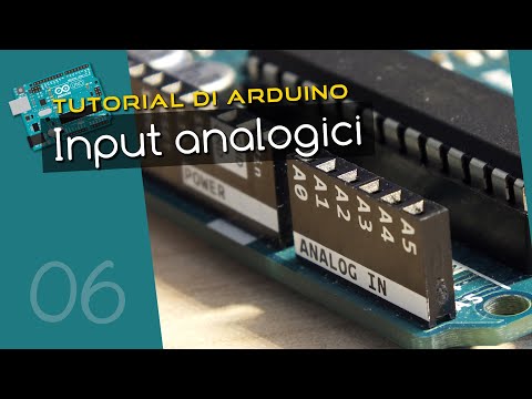 Tutorial Arduino ITA 6: input analogici, uso di fotoresistenza, potenziometro e trimmer