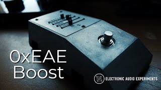 Video thumbnail for The Most INSANE Boost Pedal Ever - Electronic Audio Experiments/ Obstructures 0xEAE Boost by Strazburg