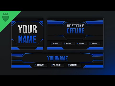 Netherbane (Logo, Banner and Screen Offline | Speed Art + Template) FREE