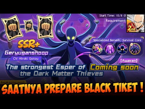 BELANJA BLACK TIKET DEMI PREPARE GACHA CORE GERYU 🔥 ~ One Punch Man The Strongest