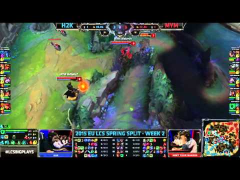H2K Gaming vs MeetYourMakers Season 5 EU LCS Spring 2015 Week 2 Day 1