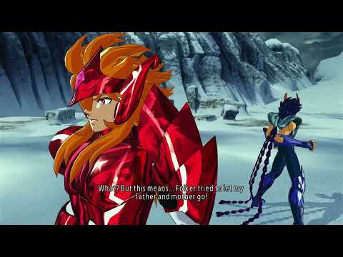Saint Seiya Soldier's Soul(PS4 PRO) -Part 9- Hyoga vs Merak Hagen - Shun and Ikki vs Benetnasch Mime