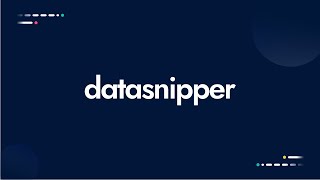 Vidéo de DataSnipper