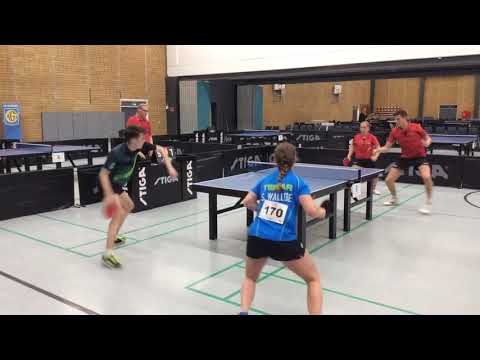 190504 UDM 2019, Sophie Walløe/Thor B Cristensen - Marius Dam/Line Tækker Tarbensen