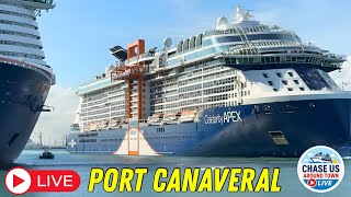 LIVE: Watching the Cruise Ships Leaving Port Canaveral LIVE! (Feb. 14, 2026)