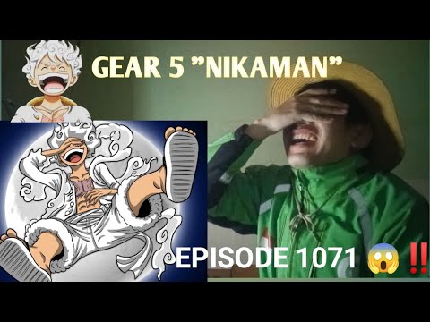 GEAR 5 NIKAMAN ONE PIECE EPISODE 1071 REACTION ‼️😱🥳 #gear5 #nika