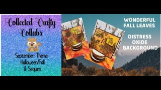 Wonderful Fall Leaves Distress Oxide Background