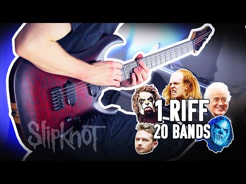 1 Riff 20 Bands - Psychosocial!