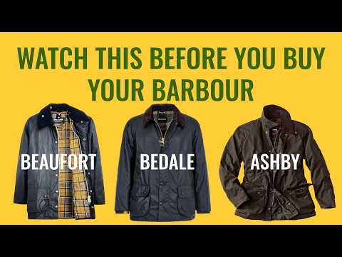 Barbour Beaufort vs Ashby vs Bedale comparison