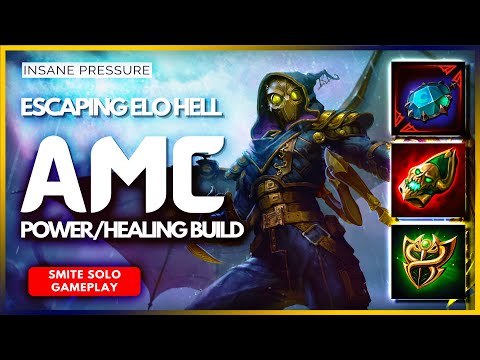 AH MUZEN CAB IS THE ONLY ONE WHO CAN CARRY ME OUT OF ELO HELL - AMC Solo SMITE Conquest Gameplay