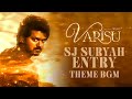 Varisu SJ Suryah Entry Theme BGM Varisu SJ Suryah Entry BGM Ringtone Varisu SJ Suryah Entry Theme