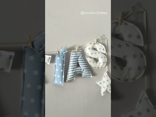 Vídeo relacionado con Cobee - Guirnalda de banderines para habitación infantil, 2,8 m, banderines de tela, bandera de suspensión para dormitorio, decoración de habitación infantil, habitación o bebé