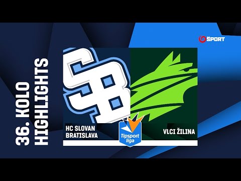 36. kolo: HC Slovan Bratislava - Vlci Žilina 4:1 (0:0, 2:1, 2:0)