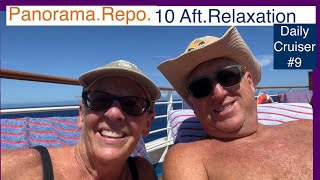 Vlog #9 Exploring 10 Aft Pool & Food: Carnival Panorama Repositioning 25-day Singapore to Long Bch