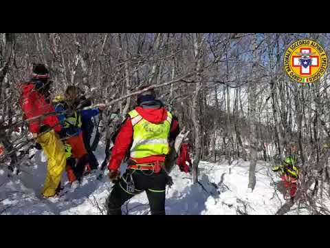 VALANGA CAMPO FELICE: IL VIDEO GIRATO DAL SOCCORSO ALPINO E SPELEOLOGICO