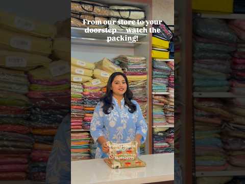 Order Packing | Muslin Floral Kaftan Maxi Dress (M–3XL) | code 6258 | ₹2035 #manisfashions