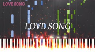 LOVE SONG / SEKAI NO OWARI ピアノ ソロ 歌詞付き