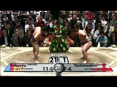 Kakuryu VS Tochinoshin [haru 2018] day 12