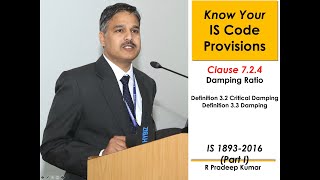 IS 1893-2016 (Part I): Clause 7.2.4 Damping Ratio