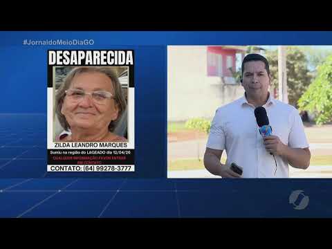 Família mobiliza corrente de oração e busca por idosa desaparecida em Morrinhos