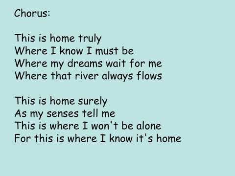 NDP song lyrics Home