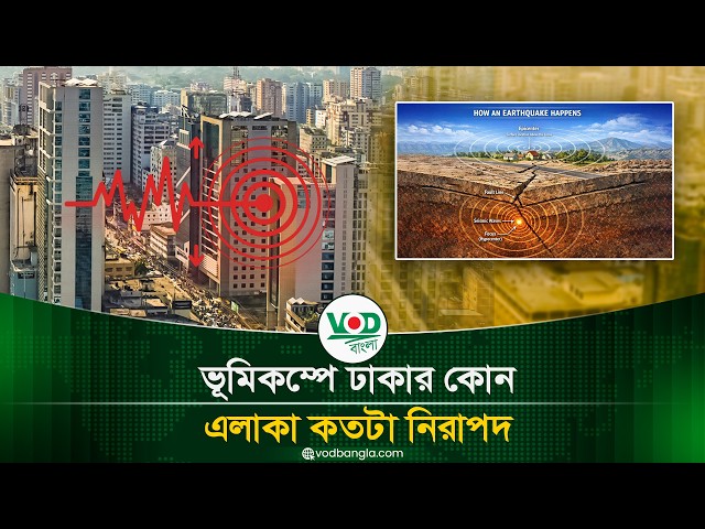 ভূমিকম্পে ঢাকার কোন এলাকা কতটা নিরাপদ