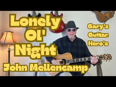"Lonely Ol' Night" Simplified Acoustic Guitar Lesson                          #BeginnerGuitarLessons