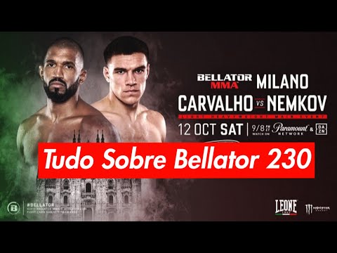 ANÁLISE BELLATOR 230- RAFAEL CARVALHO VS VADIM NEMKOV/ MANHOEF VS BAHATI