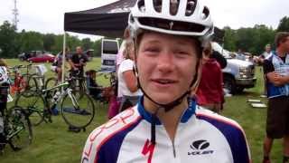preview picture of video 'Janelle Cole - 2013 women's 17-18 road race national champion'