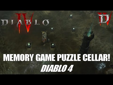 Memory Game Puzzle Cellar - Diablo 4