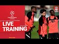 Live Champions League training session | Liverpool vs Atalanta