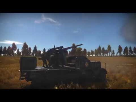 Mad Max 8.8 cm Flak.37 Sfl. half-track FlaK-ing planes in RB - War Thunder