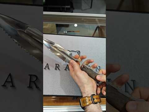 Нож Копьё с Ножом в Рукояти автор Грачев стенд Ножевой Бутик РФ Выставка Арсенал 2026