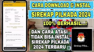 Download lagu Cara Download Aplikasi Sirekap Pilkada 2024 || Cara Mengatasi Tidak Bisa Instal Sirekap Pilkada 2024 mp3